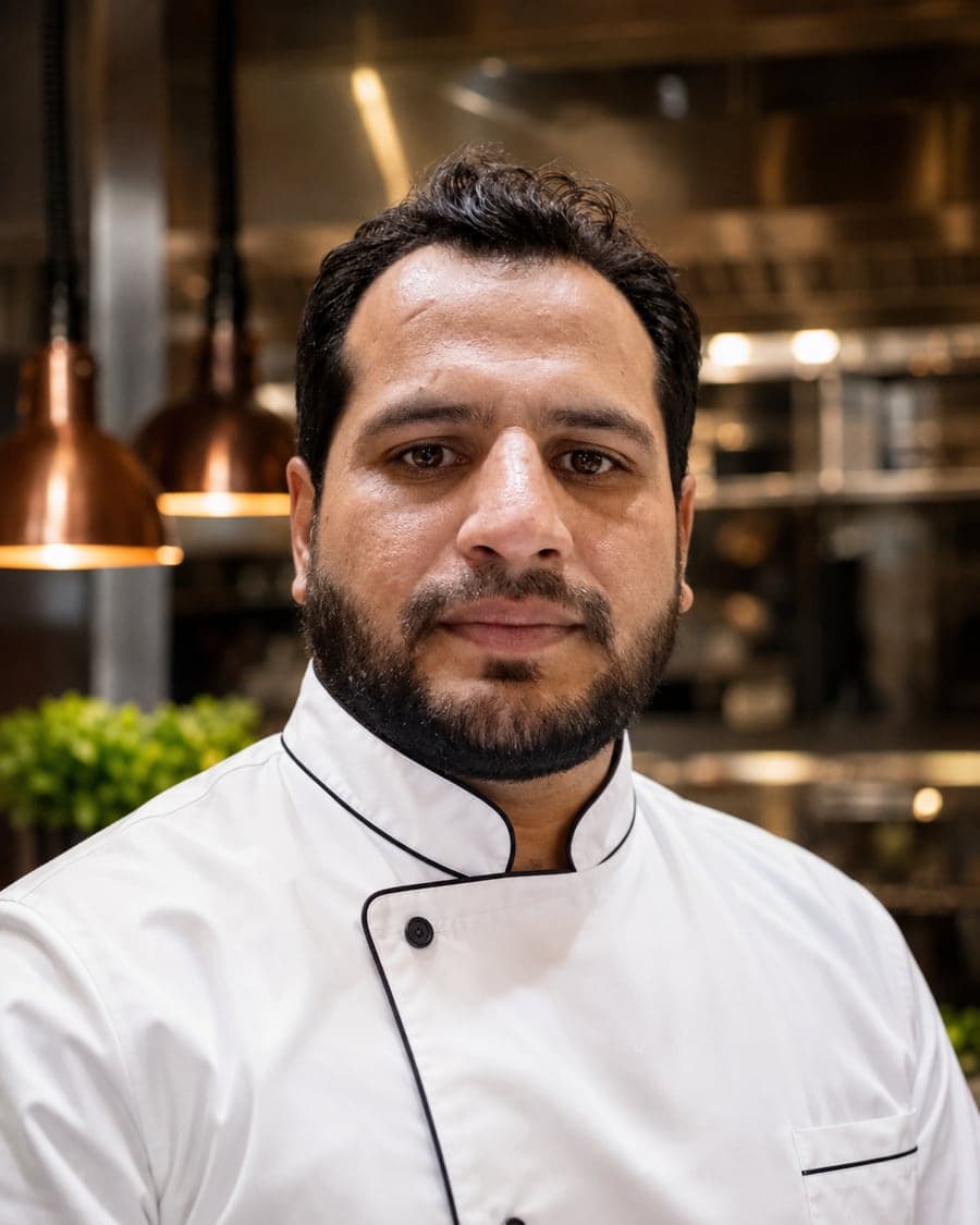 Ali Javed, Head Chef at Ahmed Palace